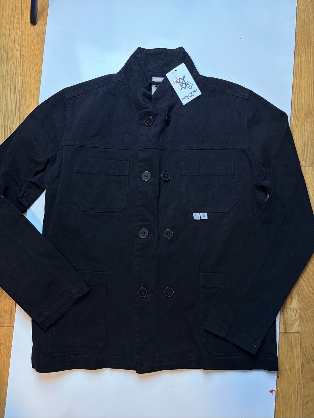 Daily Paper x Bonne Suit double breasted chore jacket sz S